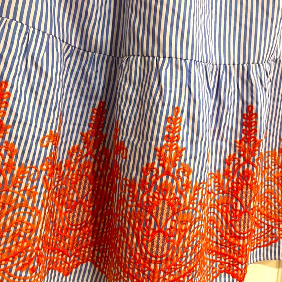 Cute summer dress, Maggie London, exposed shoulders. - Picture 4 of 6